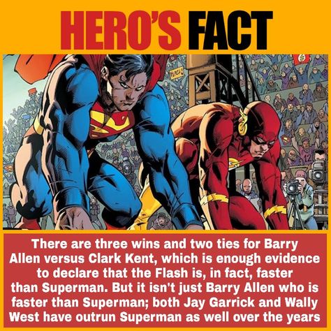 Dc Impulse, Dc Facts, Dc Comics Facts, Comic Facts, Dc Comics Funny, Superhero Facts, Marvel Facts, Wally West, Superman Art