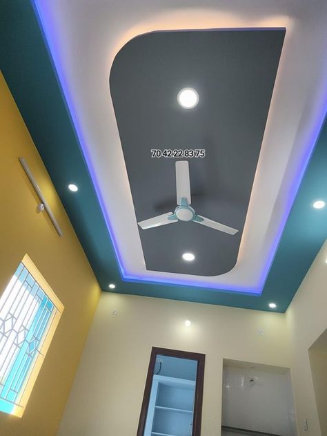 #ceiling Bedroom False Ceiling Ideas, Shelf Designs For Hall, False Ceiling Ideas, Bedroom False Ceiling, Colorful Bedroom Design, Pop Design For Hall, Drawing Room Ceiling Design, Mirror Decor Ideas, Luxury Ceiling Design