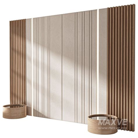 Decorative wall panel composition bedroom set 3 Wall Cladding Ideas, Artistic House, Fabric Panelling, Panel Composition, Wall Elevation, Wall Cladding Designs, Panel Backdrop, Modern Wall Paneling, Cladding Design