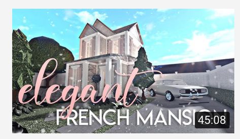 ~not mine~ French Mansion, French Home, Bloxburg House Ideas, French House, Bloxburg House, Not Mine, House Ideas, Neon Signs, Prom