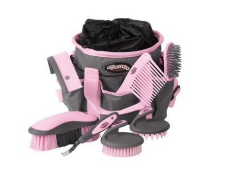 💓 Wanna be pretty in pink? 💓  If you're in the market for a new grooming set, we've just written a review on the new 7 piece pink Weaver Leather kit ✨  And no, incase you were wondering, there's absolutely no leather in it!  Click the link if you're interested! http://equestrianbootsandbridles.com/pink-horse-grooming-supplies-the-weaver-kit-review/ Horse Grooming Supplies, Horse Grooming Kit, Equestrian Helmets, Equestrian Helmet, Grooming Bag, Horse Grooming, Equestrian Boots, Horse Supplies, Horse Blankets