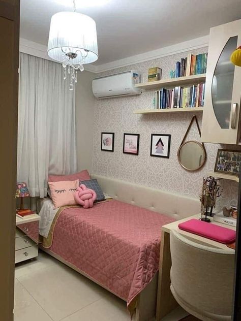 Ideas Para Decorar Cuarto, Bedroom Ideas For Small Rooms Diy, Bedroom Ideas For Small Rooms Cozy, Bedroom Decor For Small Rooms, Small Room Design Bedroom, White Room Decor, Cute Diy Room Decor, Small Room Decor, Pinterest Room Decor