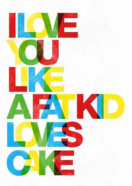 I love You Inspiration Typographie, Typographic Quote, Art Playroom, Playroom Art, Positive Art, Typography Art Print, Love Ya, Typography Inspiration, Typography Art