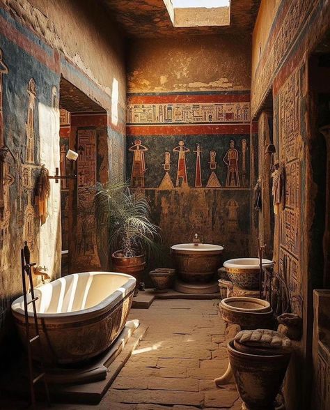 AI imagination for an ancient Egyptian hotel. Where innovation meets history🤯 🏷️Tag someone who would love to see this!🤗 📸: @hsnrgb 📍… | Instagram Egyptian Aesthetic Ancient Egypt, History Of Interior Design, Museum Of Curiosity, Egyptian Aesthetic, Medieval Font, Interior Design History, Egyptian Inspired, Ancient Near East, Gothic Fonts