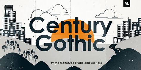 Century Gothic | Adobe Fonts Century Gothic Font, Brandon Grotesque, Adobe Fonts, Gothic Font, Best Fonts, Gothic Fonts, Sans Serif Typeface, Great Fonts, Gothic Design