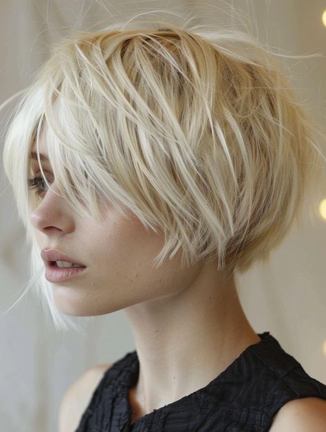 Choppy Bob Haircuts for Every Hair Type and Length Haircuts To Add Volume, Easy Curly Hairstyles, Fine Hair Bangs, Kort Bob, Balayage Long Hair, Short Choppy Haircuts, Choppy Bob Haircuts, Short Hair Pixie Cuts, 2024 Year