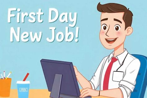 15+ Best Wishes for First Day at New Job - Sweet Words First Day At Work Wishes, 1st Day At New Job Quotes, First Job Quotes, First Day At New Job, Night Prayer For Protection, Job Quotes Funny, First Day New Job, New Home Messages, New Job Wishes