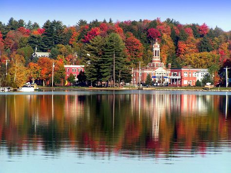 lake flower,Saranac Lake, NY, hwy 3, oct 8, 2004 Saranac Lake Ny, Lake George Village, Summer Vacation Spots, Saranac Lake, Romantic Cruise, Adirondack Mountains, Lake Ontario, Lake George, Town Hall