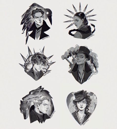 Crows Drawing, Six Of Crows Characters, Crow Books, Grisha Verse, Freddy Carter, Crooked Kingdom, Drawing Animals, The Grisha Trilogy, Bookish Things