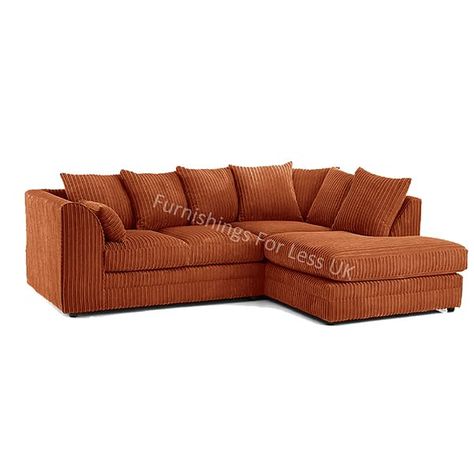 New Luxor Jumbo Cord 3-4 Seater Orange L Shaped Corner Sofa (Orange, Right Hand Facing Corner) : Amazon.co.uk: Home & Kitchen Sofa Orange, Timber Framing, Garden Sofa, Sit Back And Relax, Pillows And Throws, Sit Back, Luxor, Sofas And Chairs, Corner Sofa