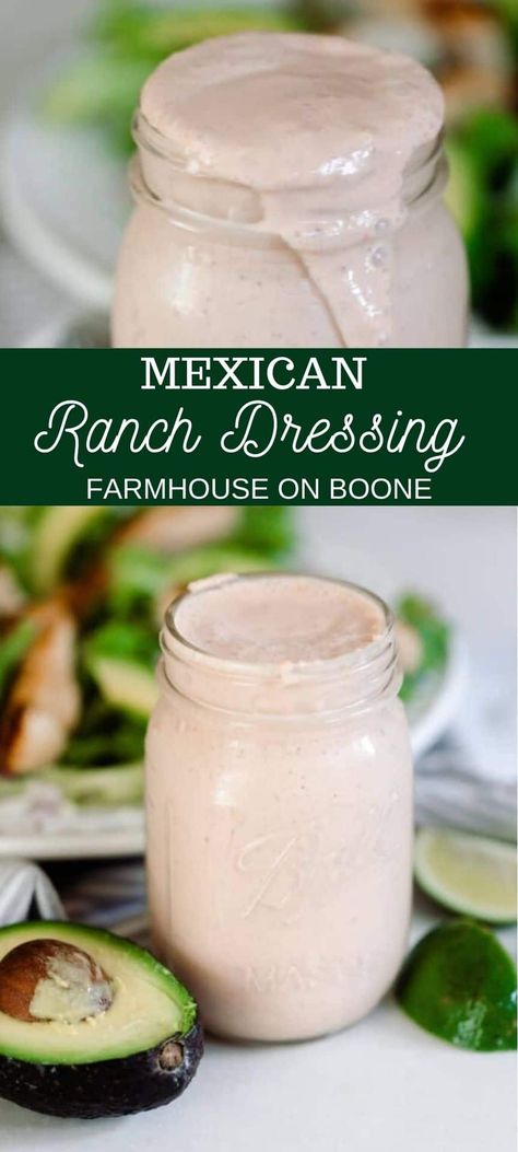 Mexi Ranch Dressing, Mexican Ranch Dressing, Taco Ranch Dressing, Mexican Salad Dressings, House Dressing Recipe, Salsa Ranch Dressing, Mexican Ranch, Taco Salad Dressing, Salsa Ranch