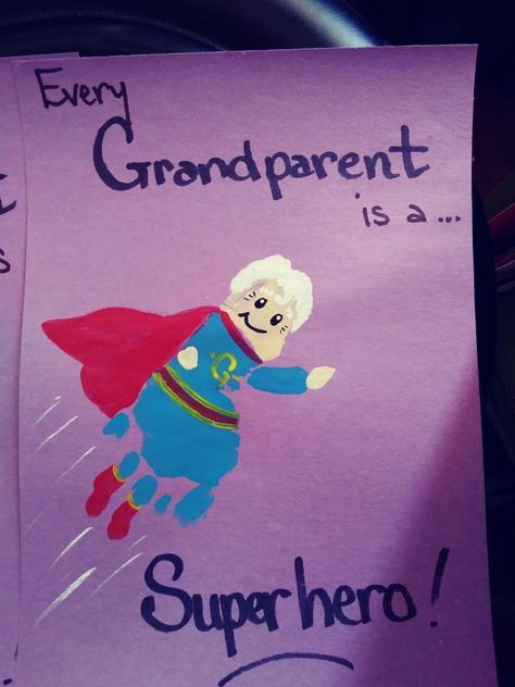 Grandparents Day Gift From Infant, Family Crafts For Infants, April Infant Crafts, Grandparents Day Crafts For Toddlers, Grandparents Day Crafts For Preschoolers, Infant Crafts, Infant Daycare, Infant Art, Sunday School Decorations