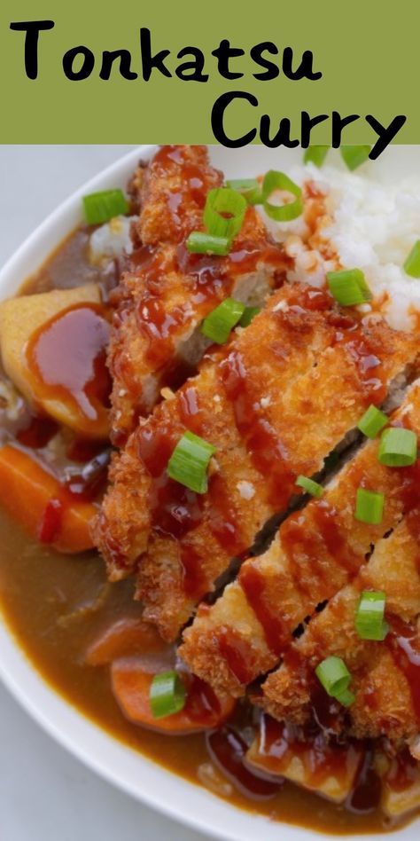 Japanese Home Cooking Recipes, Japanese Tonkatsu Recipe, Japanese Comfort Food, Tonkatsu Curry, Japanese Tonkatsu, Japanese Curry Recipe, Sushi Omakase, Recipes Asian, Japanese Curry