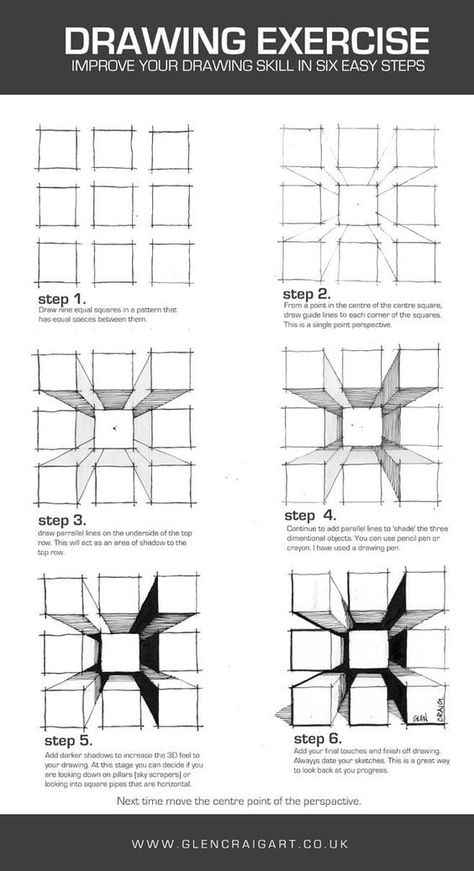 Perspective Drawing Architecture, Perspective Drawing Lessons, Art Basics, Architecture Design Sketch, Architecture Design Drawing, Point Perspective, Drawing Exercises, Perspective Art, Architecture Drawing Art