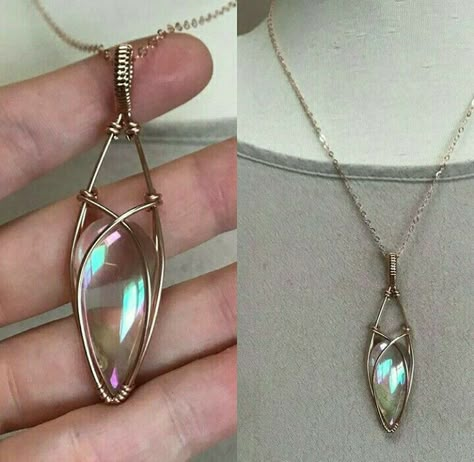 Tear Drop Wire Wrapped Pendant, Wire Wrap Teardrop Stone, Wire Wrapped Stones, Wire Wrapped Stone Jewelry, Wire Jewelery, Wire Wrap Jewelry Designs, Wire Wrapped Jewelry Diy, Bijoux Fil Aluminium, Wire Jewelry Designs