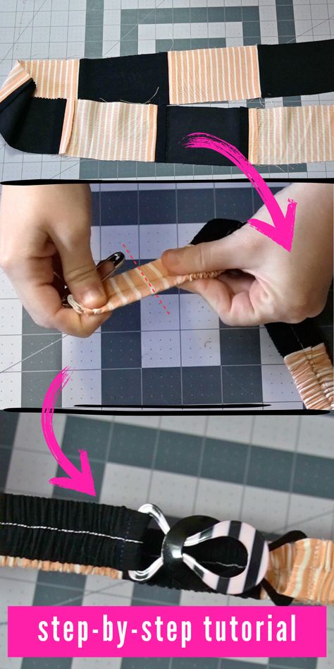 Make your own stylish and comfy elastic belt with our easy tutorial! This adjustable belt has no buckle and is perfect for dresses and casual outfits. Follow our simple steps to create a functional and fashionable accessory.  | DIY stretch belt | fabric belt DIY ideas | Y Elastic Belt tutorial | adjustable elastic belt Diy Belt Storage, Fabric Belt Diy, Obi Belt Diy, Diy Belt Buckle, Belt Diy Ideas, Obi Belt Pattern, Belt Tutorial, Adjustable Clothing, Fabric Sewing Projects