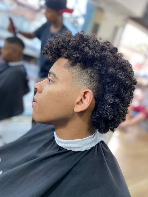 Curly Hair Mullet Men Black, Mullet Hairstyle Black Mens, Mullet On Black Man, Curly Mullet Men Black, Natural Curly Hair Mullet Men, Mullet Natural Hair, 4c Hair Mullet, Mullet 4c Hair, Afro Mullet Men