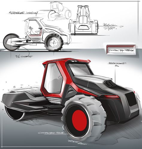 Utv Concept Design, Sketch Cars, Cat Construction, Tractor Design, Stadium Design, Concept Sketches, Drift Trike, Concept Motorcycles, Wacom Cintiq