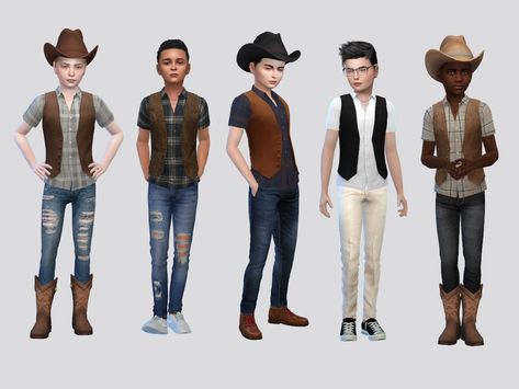 Sims 4 Rodeo Cc, Sims 4 Cowboy Clothes, Sims 4 Cc Country Clothes Male, Cowboy Sims 4 Cc, Sims 4 Cowboy Cc, Sims 4 Western Cc, Ranch Outfits, Breeches Men, Sims 4 Men Clothing