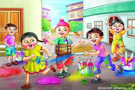 Holi Wallpapers, Holi Painting, Happy Holi Wallpaper, Wall Paper Art, Paper Art Illustration, Happy Holi Message, Holi Festival India, Happy Holi Picture, Holi Quotes