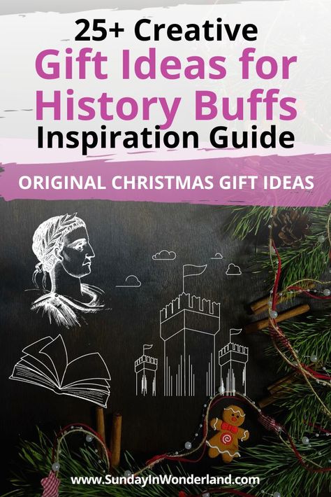 Looking for original and fun gifts for history buffs? Here you can find the ultimate list of best gift ideas for history lovers! Inspiration guaranteed. | History fans | Christmas gifts for him | Christmas gifts for history lovers | Gifts ideas | Gift Guide Gifts For History Lovers, Gifts For Him Christmas, Gifts For History Buffs, Creative Gift Ideas, History Posters, History Nerd, History Humor, Historical Period, Historical Documents