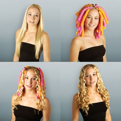 Hair Flair Curlformers® Spiral Curls Styling Kit for Extra Long Hair | Hair Rollers & Curlers  | Sally Beauty Perm Long Hair, Spiral Perm Long Hair, Scene Hair Bangs, Great Hair Products, Texture Hairstyles, Magic Hair Curlers, No Heat Hair Curlers, Cute Easy Hairstyles, Spiral Perm