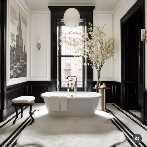 Organized Wardrobe, Luxury Ensuite, Neoclassical Interior, Boho Style Bedroom, Stunning Interior Design, Timeless Interiors, Black And White Interior, Bathroom Design Inspiration, Design Apartment