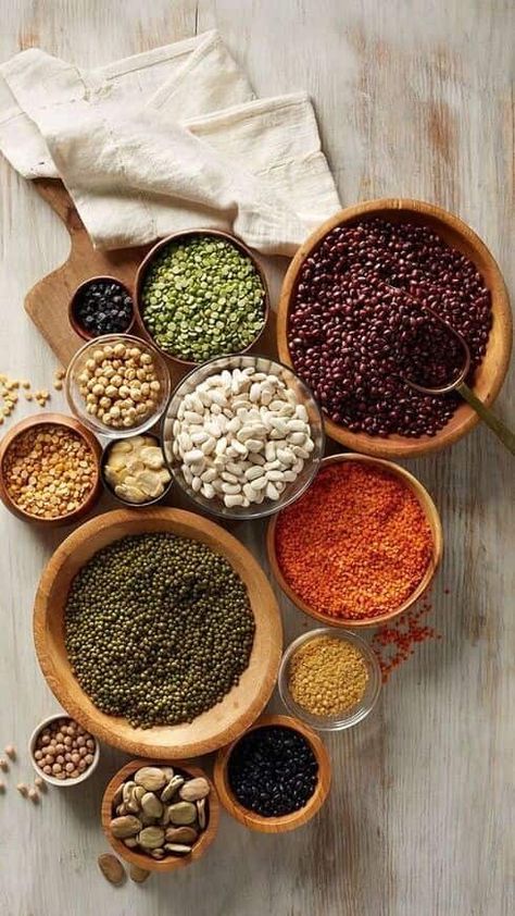 Spices Food Photography, Millet Photography, Beans Photography, Herb Photography, Food Moodboard, Cereals And Pulses, Beans And Legumes, Spices Photography, Food Art Photography