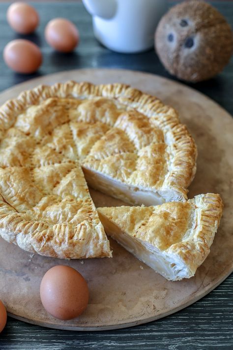 Buko Pie - Ang Sarap Buko Pie Recipe, Buko Pie, Coconut Meat, Philippines Recipes, Philippines Food, Steam Recipes, Filipino Desserts, Filipino Dishes, Egg Tart