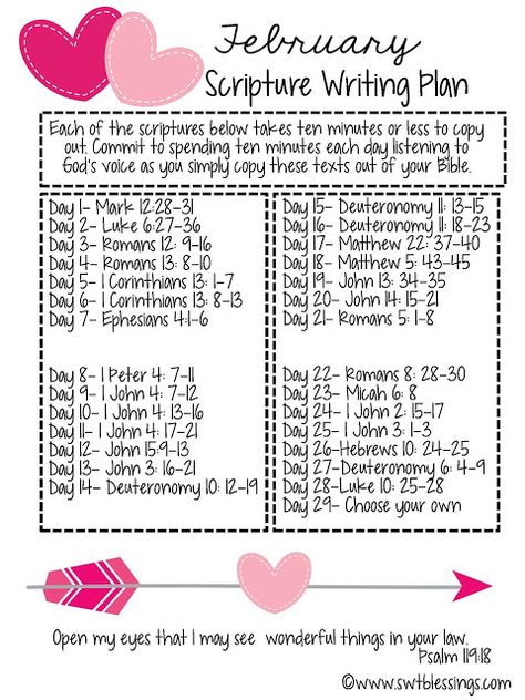 Sweet Blessings: February Scripture Writing Plan 2016 February Scripture Writing Plan, February Scripture, Scripture Writing Plan, Scripture Writing Plans, Scripture Writing, Writing Plan, Bible Study Plans, Bible Plan, Bible Time