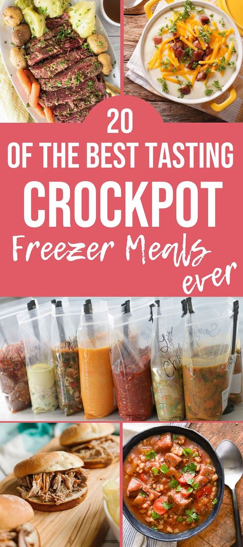 Healthy Crockpot Freezer Meals For Two, Slow Cooker Make Ahead Freezer Meals, Frozen Bag Meals, Crockpot Freezer Meal Recipes, One Bag Freezer Meals Crock Pot, Freezer Bag Slow Cooker Meals, Bulk Crockpot Freezer Meals, Prep Crockpot Meals Freezer Cooking, Crockpot Bag Meals Crock Pot Freezer