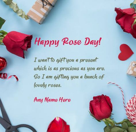 7 February Rose Day, Rose Day Images, Valentines Week, Happy Rose Day, Single Red Rose, 7 February, Rose Day, My Forever Person, Most Popular Flowers