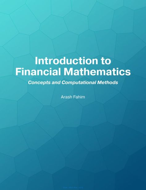 #mathematics #math #finance #riskmanagement - Introduction to Financial Mathematics: Concepts and Computational Methods serves as a primer in financial mathematics with a focus on conceptual understanding of models and problem solving. It includes the mathematical background needed for risk management, such as probability theory, optimization, and the like. The goal of the book is to expose the reader to a wide range of basic problems, some of which emphasize analytic ability, some requiring pro Financial Mathematics, Mathematical Background, Probability Theory, College Textbooks, Book Introduction, Advanced Mathematics, Conceptual Understanding, Travel Marketing, Biotechnology