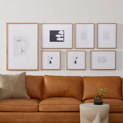 Hanging Pictures Above Couch, Above Couch Wall Decor Simple, Small Woods Pictures Living Room, Decorate Wall Behind Couch, Gallery Wall Above Sofa, Gallery Wall Over Couch, Photos Above Couch, Gallery Wall Above Couch, Picture Wall Layout