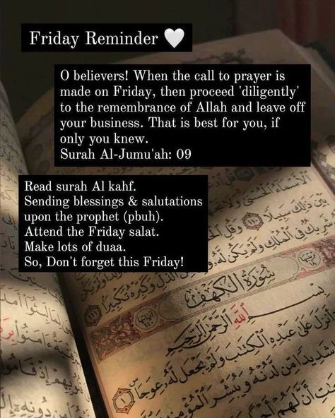 Welcome the blessed day of Friday with the powerful recitation of Surah Al Kahf! This sacred surah offers protection, guidance, and wisdom. Let its beautiful verses inspire you to stay on the righteous path. #fridaymotivation #surahalkahf #quranrecitation #protectionfromfitnah #viral Surah Kahf On Friday, Friday Reminder, Surah Kahf, Surah Al Kahf, Al Kahf, Beautiful Verses, Friday Motivation, Islamic Studies, Its Beautiful