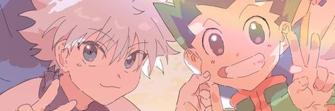 killua and gon twitter headers 33 Hunter X Hunter Twitter Header, Gon And Killua Widget, Killua Twitter Header, Hxh Twitter Banner, Twitter Anime Header Aesthetic, Killua Header, Anime Widget Medium, Aesthetic Anime Discord Banners, Twitter Header Photos Anime