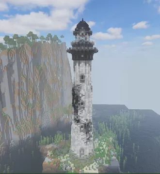 Ruins Minecraft Maps with Downloadable Schematic | Planet Minecraft Community Ruins Minecraft, Minecraft Abandoned, Minecraft Ruins, Minecraft Lighthouse, Abandoned Lighthouse, Minecraft Maps, Planet Minecraft, Rumah Minecraft Sederhana, Abandoned City