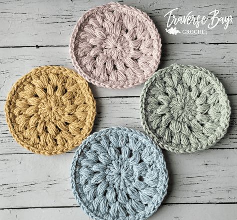 Yarn Bee Crochet Patterns Free, Beginner Crochet Coasters Free Pattern, Crochet Coasters Easy, Car Coaster Crochet Pattern Free, Crochet Coasters Free Pattern Round, Crochet Coaster Set Free Pattern, Crocheted Car Coasters, Crochet Car Coasters Free Pattern, Quick Free Crochet Patterns