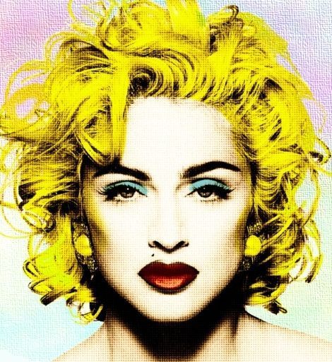 Madonna #popart Pop Art Celebrities, Pop Art Portraits Celebrities, Madonna Portrait, Portraits Celebrities, Madonna Images, Andy Warhol Pop Art, Madonna 80s, Madonna Photos, Madonna Art