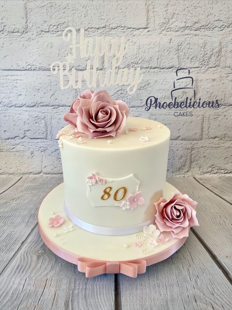 Birthday Cakes For Women With Flowers, 80tj Birthday Cake, Birthday Cake For 80th Woman, 100th Birthday Cake Woman, 80th Cake For Grandma, 80 Birthday Cakes Woman, Cake 80th Birthday For Women, 60th Birthday Cakes For Women Elegant, 80 Birthday Cake Woman Design