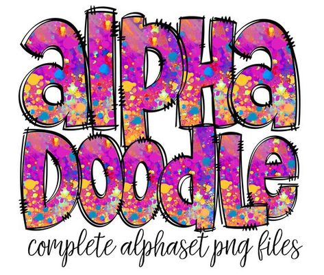 Cool Fonts Alphabet, Happy Birthday Doodles, Hand Lettering Alphabet Fonts, Doodle Font, Font Png, Fonts Quotes, Free Doodles, Hand Doodles, Doodle Alphabet