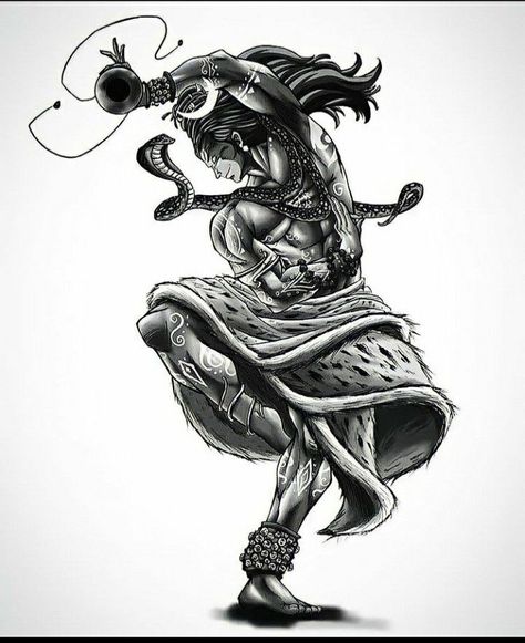 Shiva Realistic Drawing, Shiv Tandav Sketch, Shiva Angry Tattoo, Shiva Tandav Tattoo, Angry Lord Shiva Sketch, Hindu Mythology Tattoo, Angry Lord Shiva, Shiva Angry, Hanuman Tattoo