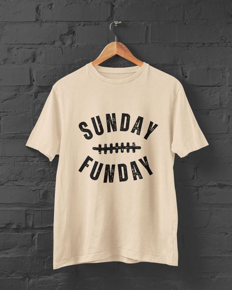 Football Graphic Design, Sunday Funday Shirt, Sunday Football, Women Football, Football Sunday, Shirt Football, Football T Shirt, Fun Sweatshirts, Sunday Funday