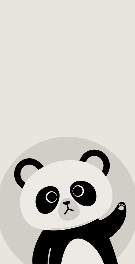 Panda Wallpaper Iphone, Panda Facts, Disney Characters Wallpaper, Chibi Wallpaper, Beautiful Wallpapers For Iphone, Cute Black Wallpaper, Flower Iphone Wallpaper, Wallpaper Photos, Cartoon Wallpaper Iphone