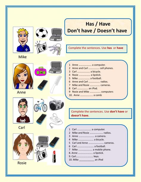 Verb to have online worksheet for 1. You can do the exercises online or download the worksheet as pdf. Have Has Negative Worksheets, Verb To Have Negative Worksheet, Do You Have Worksheet, Verb To Have Worksheet, Live Worksheet, Teaching Prepositions, Verb To Have, English Worksheets For Kindergarten, David Copperfield