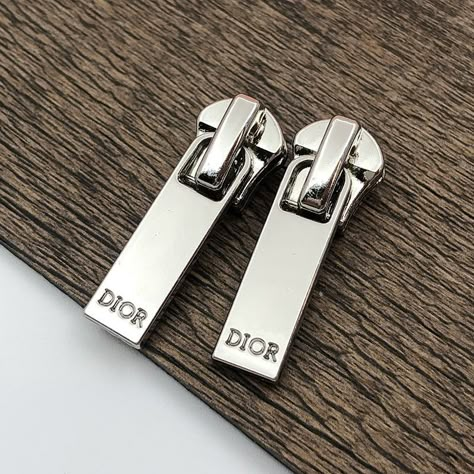 Dior Designer Metal Zipper Slider 5# Dior Zipper Puller 5# Dior Zipper Head Dior Garment Accessories 5# Zipper Slider Dior Zipper Puller Design, Slider Design, Accessory Inspo, Tech Bag, Garment Accessories, Dior Accessories, Dior Designer, Zip Puller, Metal Accessories