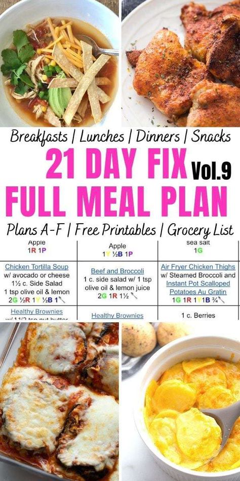 Looking for a 21 Day Fix Meal Plan to help reignite your healthy eating motivation as we move into a new month?   This complete ultimate portion fix meal plan contains breakfast, lunch, dinner, and snacks, for ALL 21 Day Fix Plans A-F, plus prep tips and an itemized printable grocery list! 21 Day Fix Plan A Meal Plan, Month Meal Plan Healthy, Portion Fix Meal Prep, 2 B Mindset Meal Plan, 21day Fix Meal Plan, Beach Body Meal Plan, Ultimate Portion Fix Meal Plan, Portion Fix Meal Plan, Keto Prep