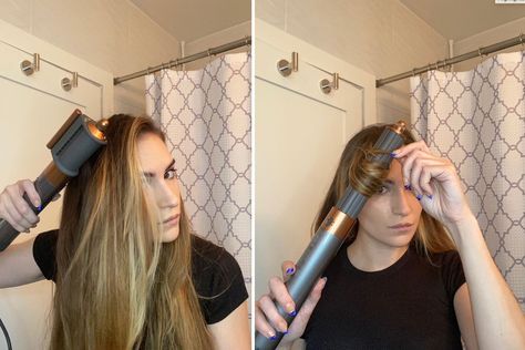 We tested the Dyson Airwrap Multi-Styler and Shark FlexStyle hair tools side by side to determine which is better for curling and styling hair. Dyson Air Wrap Vs Shark, Shark Hair Dryer Curler, Shark Curling Iron, Dyson Hair Curler, Dyson Curling Wand, Shark Hair Curler, Shark Flex Style Hair, Shark Flexstyle, Shark Air Wrap