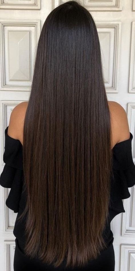 Hair Goals Long, Brown Straight Hair, Long Shiny Hair, Extremely Long Hair, Long Silky Hair, Grow Long Hair, Long Dark Hair, Long Brown Hair, Long Black Hair