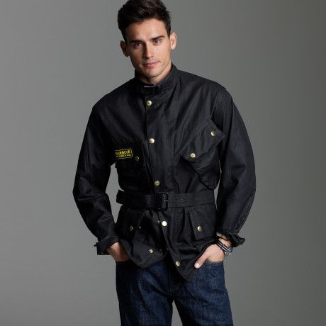 Barbour Jacket Mens, Barbour International Jacket, Barbour Style, Waxed Cotton Jacket, Barbour Jacket, In Good Company, Barbour International, Dress Appropriately, Wax Jackets